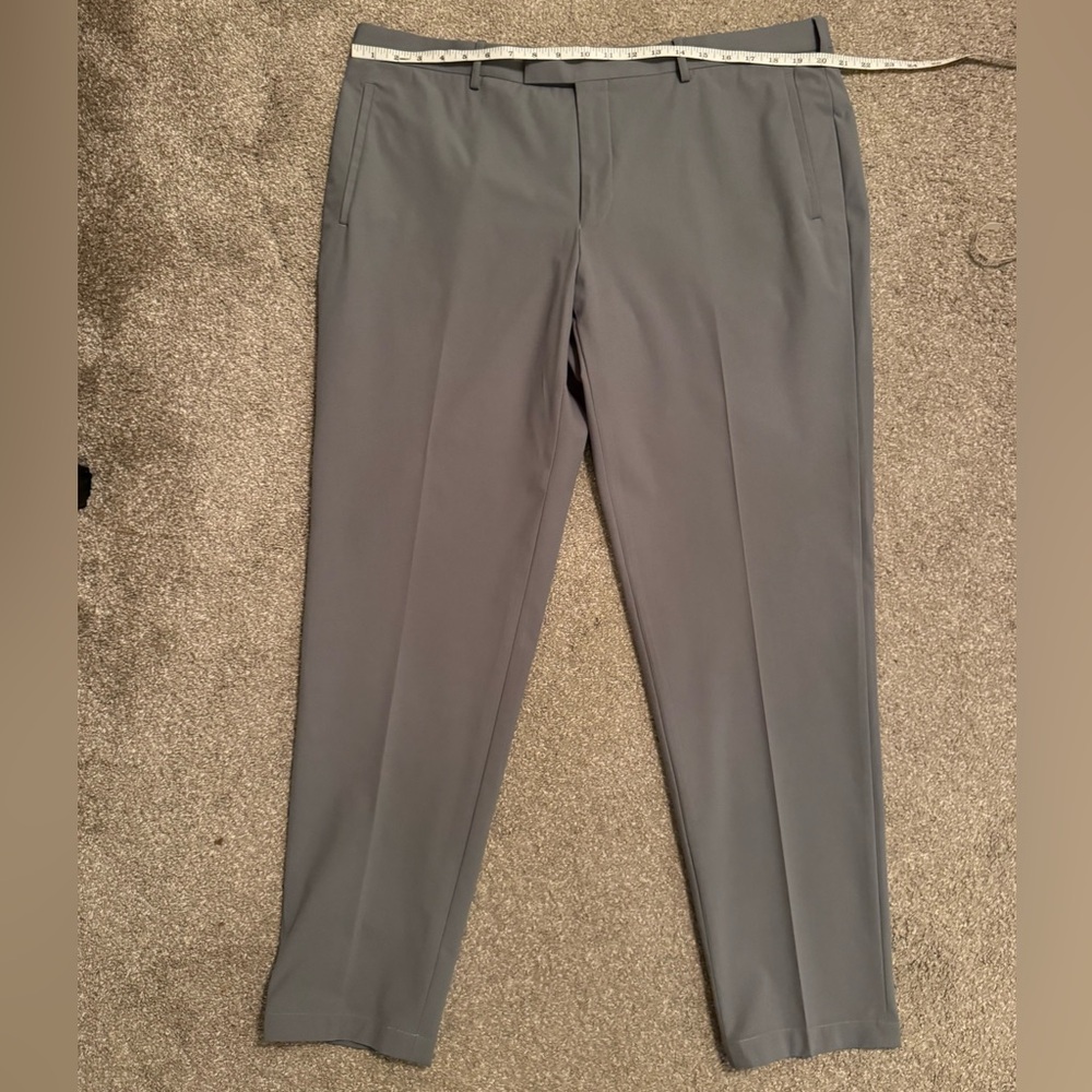 Sene Mens 40X30 Soho Flex Dress Pants Slacks Golf Suit Sport Tech Stretch Gray